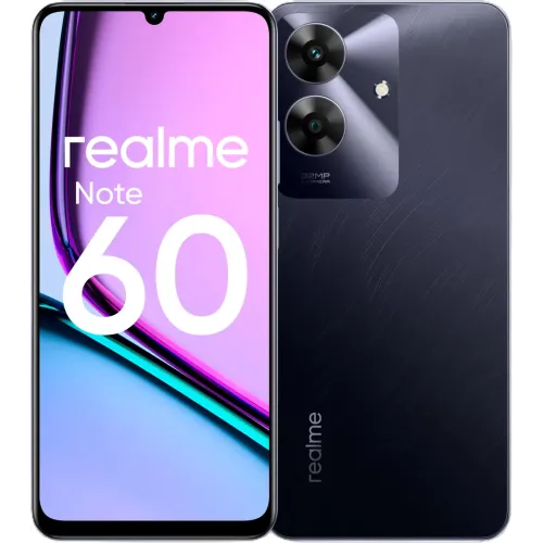 Смартфон REALME Note 60 4/128 Gb, полночный черный — купить в Санкт-Петербурге